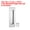 Silver, variant on Uxcell Recessed Finger Flush Pulls 6" Sliding Closet Door Pulls Pocket Door Handles with Screws Silver 4 Pcs