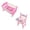 P ink, variant on kjfeif Detachable High Chair and Crib Set for Boys and Girls, Convertible Baby Furniture for Ages 3-12 Years Old, Plastic Toddler Chair and Bed for Christmas, Halloween Party and Birthday Gift
