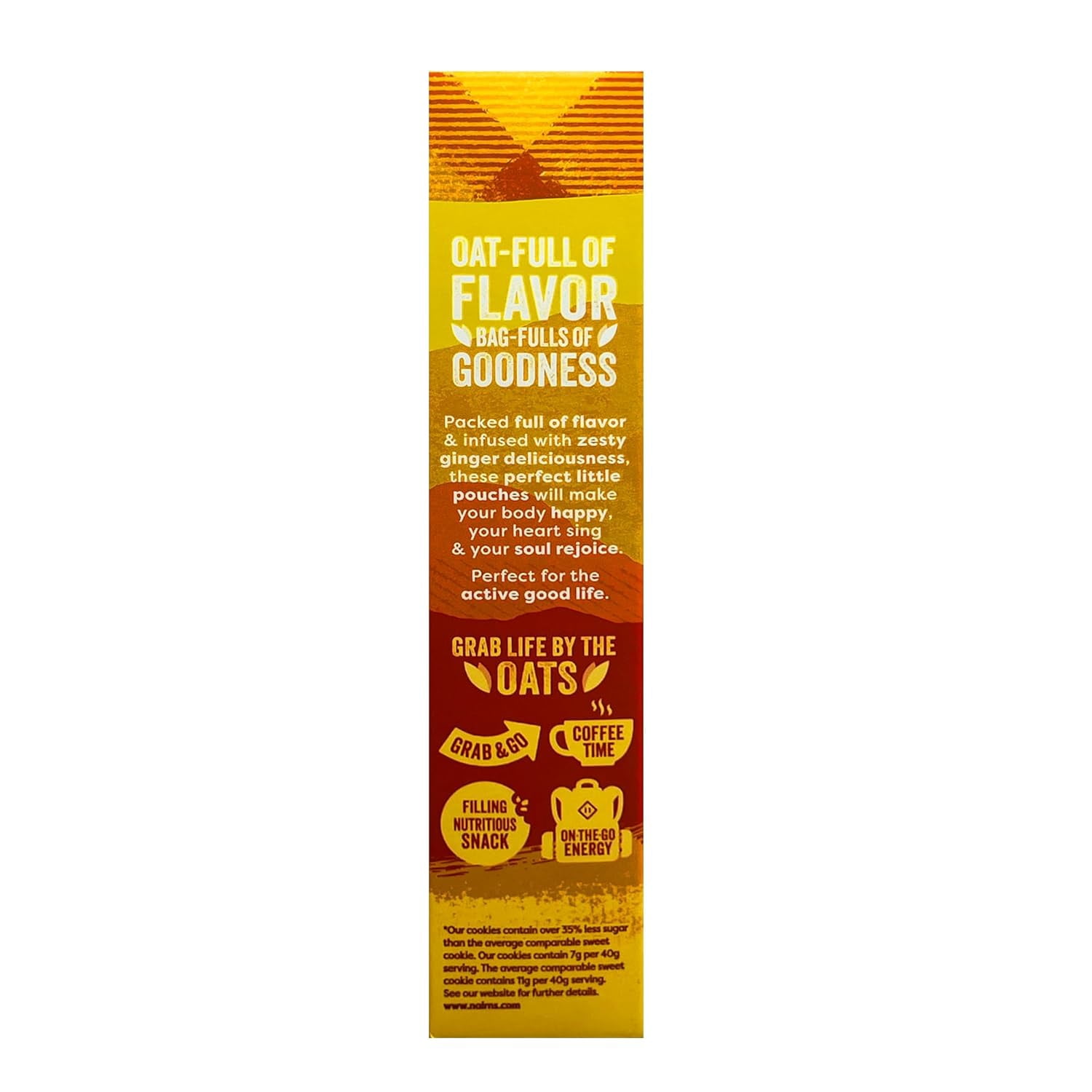 Nairn's Gluten Free Stem Ginger Snack Grahams; Vegan Friendly, Pack of 6