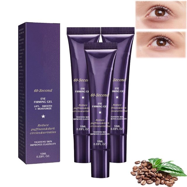 Eye Effects Age Defying Tinted Firming Gel, Eye Firming Gel Firming Eye Skin,Purple Makeup Eye Mask