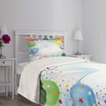 thumbnail image 3 of Ambesonne Party Quilted Bedspread Set 2 Pcs, Celebration Event, Twin Size, Multicolor, 3 of 5