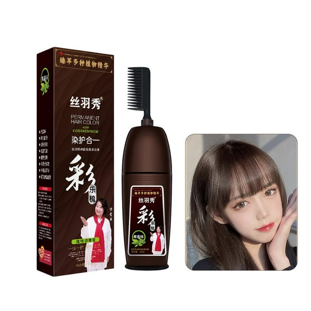 Plant-based Hair Dye, Home-use, Single Piece, Natural Color, Healthy and Softening