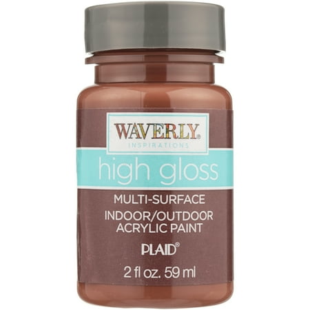 Waverly Inspirations High Gloss Multi-Surface Indoor/Outdoor Acrylic Paint, 2 Fl. Oz.