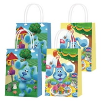 16 PCS For Blues Theme For Clues Party Bags,Candy Gift Bags,With Handles Favor Bags Party Favor Bags for Birthday Party,Birthday Party Decorations