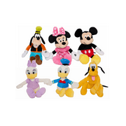 Disney Mickey & Friends Plush Doll Toy Hands Stick Together 6-Dolls 11"