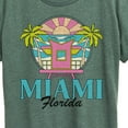 thumbnail image 3 of Instant Message - Miami Florida -Women's Short Sleeve Graphic T-Shirt, 3 of 6