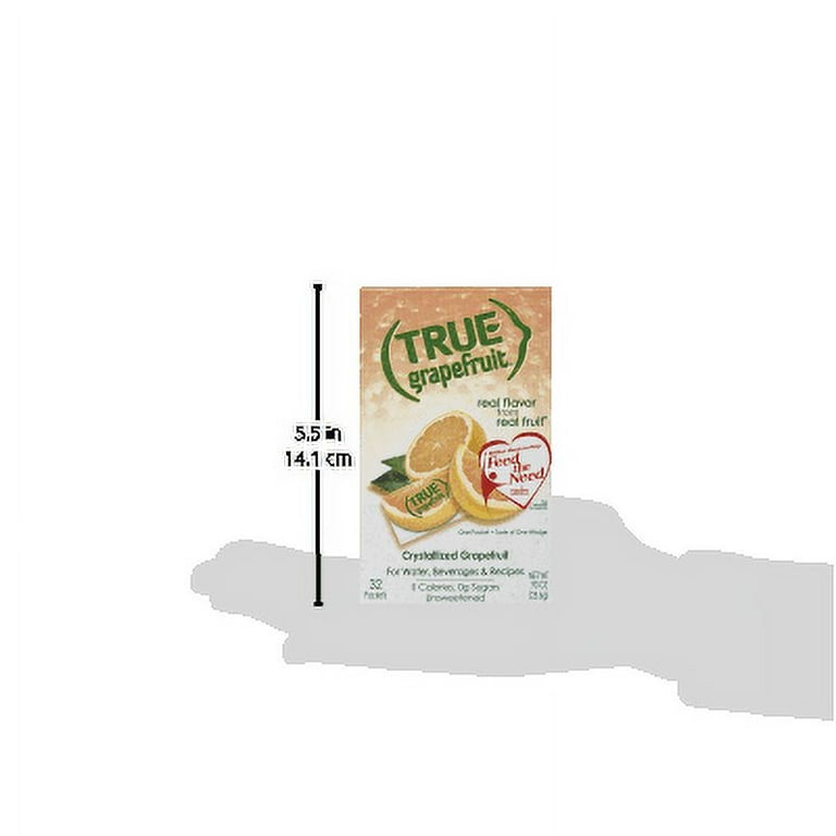 True Citrus, True Lemon Drink Mix, .90 oz, Grapefruit, 32 Packets