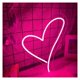 thumbnail image 1 of Letrero De Neón Con Forma Corazón Luz , Nocturna Regulable Alimentada Por USB Para Decoración Pared 30cmx30cm, 1 of 4