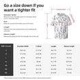 thumbnail image 3 of Daiia Pink oldman Winter Forest Men's Linen Shirts Short Sleeve Casual Shirts Button Down Shirt for Men Beach Summer Wedding Shirt-Large, 3 of 6