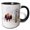 Black/White, variant on 3drose, Buffalo Looking for Direction. Yellowstone National Park. Wyoming., 11oz Mug