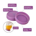 thumbnail image 2 of 18 Pcs Couvercles en Plastique à Ouverture Régulière pour Pots Mason Ball, Kerr et Plus avec Anneaux - Bouchon de Rangement en Plastique Coloré, 2 of 7
