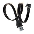 thumbnail image 3 of USB 2.0 To 5pin USB Adapter Cable 480Mbps 10W For Charging And Data Transmission 90° Elbow Line For Tablets Toy Lamp, 3 of 6