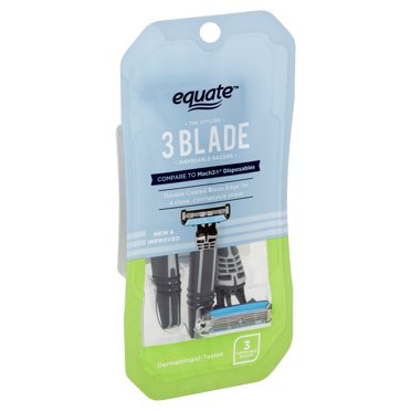 Equate Shave 5-Blade Razor Cartridges With Trimmer – 24 Count (3 Packs Of 8)