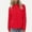 Red a3, variant on UQJfacai Womens Lightweight Zip Up Athletic Jackets Stand Collar Long Sleeve Windproof Workout Outdoor Jacket with Zipper Pockets