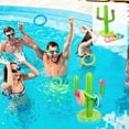 thumbnail image 1 of Summer Outdoor Pool Cactus Inflatable Decoration Summer Playground Courtyard Pool Decoration Comes With 4 Rings Toss, 1 of 6
