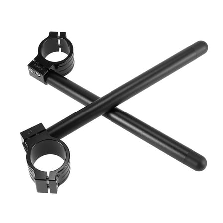 1 Pair 45mm Motorcycle Handlebar Adjustable Motorbike Motorcycle Clip Ons Handle Bar Universal Replacement Black
