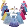 thumbnail image 2 of Disfraz de princesa para niñas de 4 a 10 años, Cosplay de Encanto, Halloween, fiesta de carnaval, ropa de disfraces para niños Fivean unisex, 2 of 2