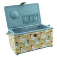 thumbnail image 2 of Dritz Medium Sewing Basket, Yellow Chickens, 2 of 3