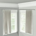 thumbnail image 4 of 3/4" Dia Adjustable Corner Window Double Curtain Rod 28 to 48" (each side) in Satin Nickel with Matthias Finials,(4788-285-CR), 4 of 4