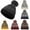 Yellow, variant on Herrnalise Womens Winter No Eaves Hairball Knitted Hat Warm Ear Protection Woolen Hat