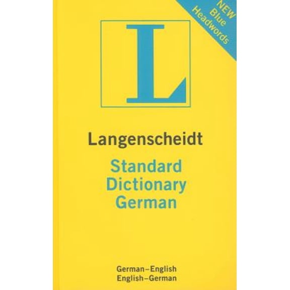 Pre-Owned Langenscheidt Standard Dictionary: German (Paperback) 3468980469 9783468980466