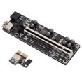 thumbnail image 4 of Tarjeta adaptadora vertical 8 condensadores Excicon Blindaje multicapa Hebilla fija Adaptador vertical PCIE 1x a 16x, 4 of 10