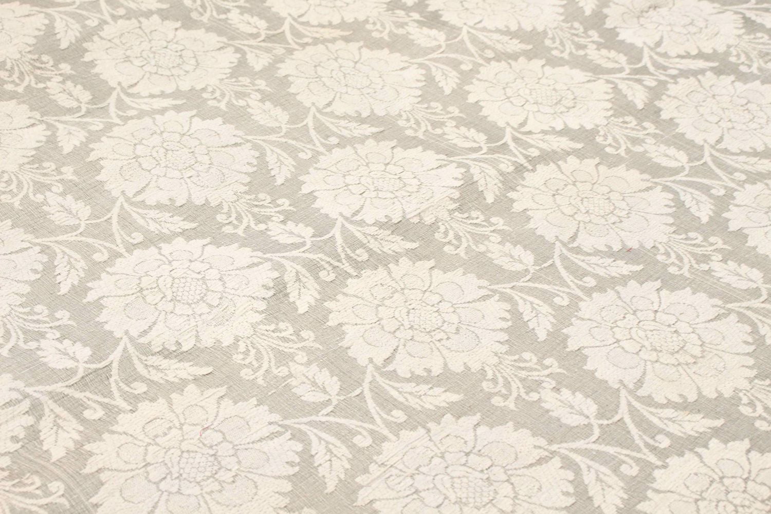 ECARPETGALLERY 4'7" x 6'5"  Floral Collage Handmade Area Rug for Living Room, Dining Room and Bedroom in Grey