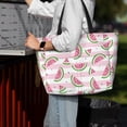 thumbnail image 4 of Wukai Watermelon Print Zipper Bag,large Beach Tote Bag,Waterproof Sandproof Bag,Grocery and Picnic Tote Travel Bag, 4 of 5