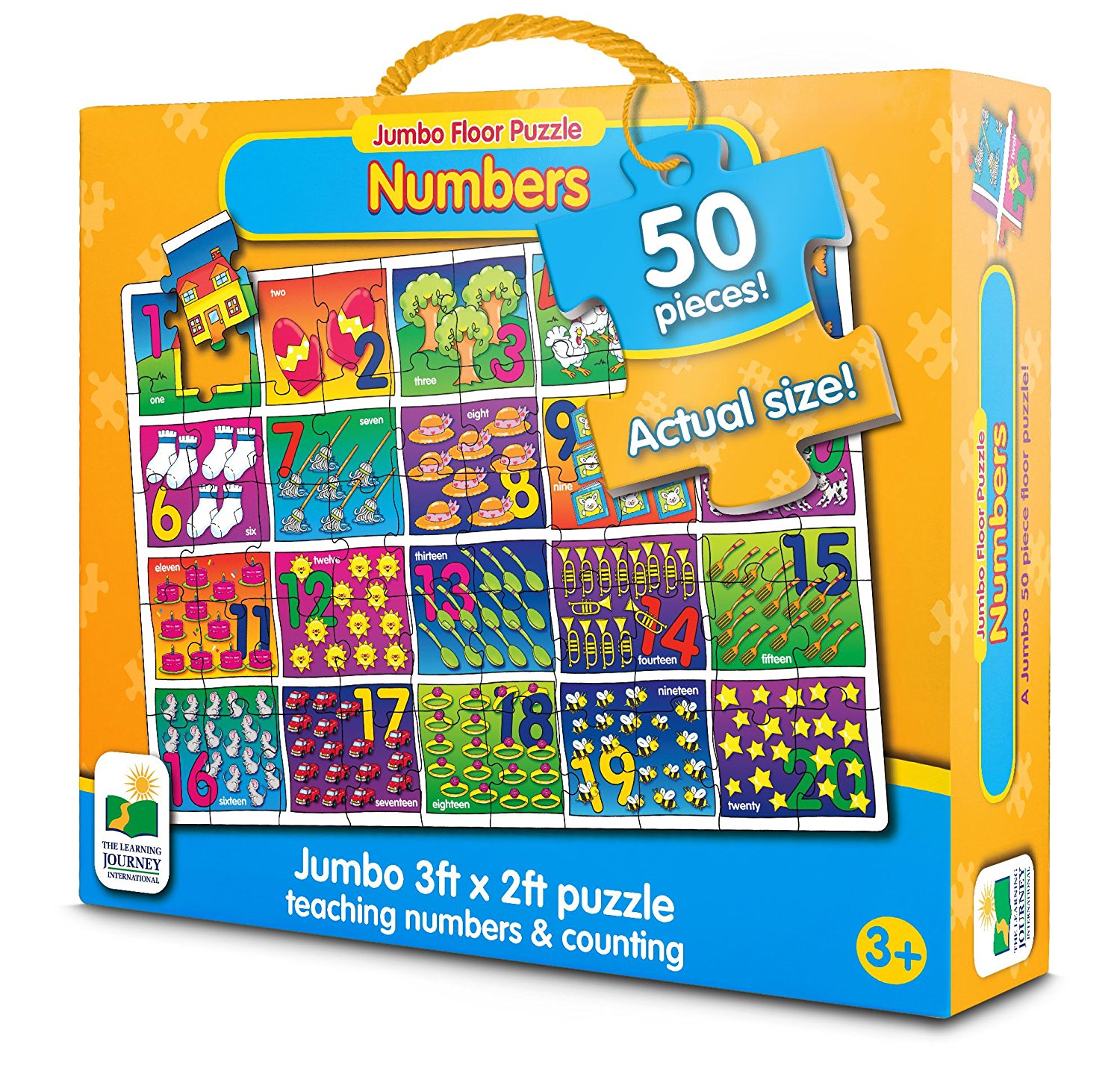 Jumbo Floor Puzzles, Number Floor Puzzle, The Jumbo Puzzle series are