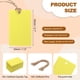 thumbnail image 2 of 100 Piezas de Etiquetas de Envío de Plástico Amarillo, 2" x 1" Etiquetas Impermeables con Hilo y Alambre para Garaje, Etiqueta de Inventario, 2 of 7