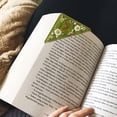 thumbnail image 4 of HAHDAXIA Personalized Hand Embroidered Corner Bookmark, 26 Letters Cute Flower Embroidered Corner Bookmark Embroidery Book Marker Clip for Book Lovers Bookmarks for Reading Lovers Meaningful, 4 of 7