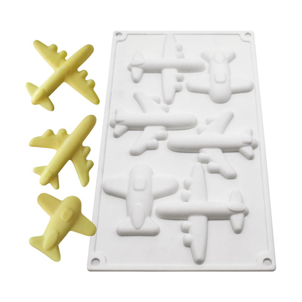 Details about   5 Cavity Aircraft Airplane Silicone Mold Fondant Mousse Cake Mould Baking Tool 