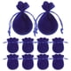 thumbnail image 1 of 10 Uds pequeñas bolsas de terciopelo con cordón bolsas de regalo con cordón para joyería, 1 of 5