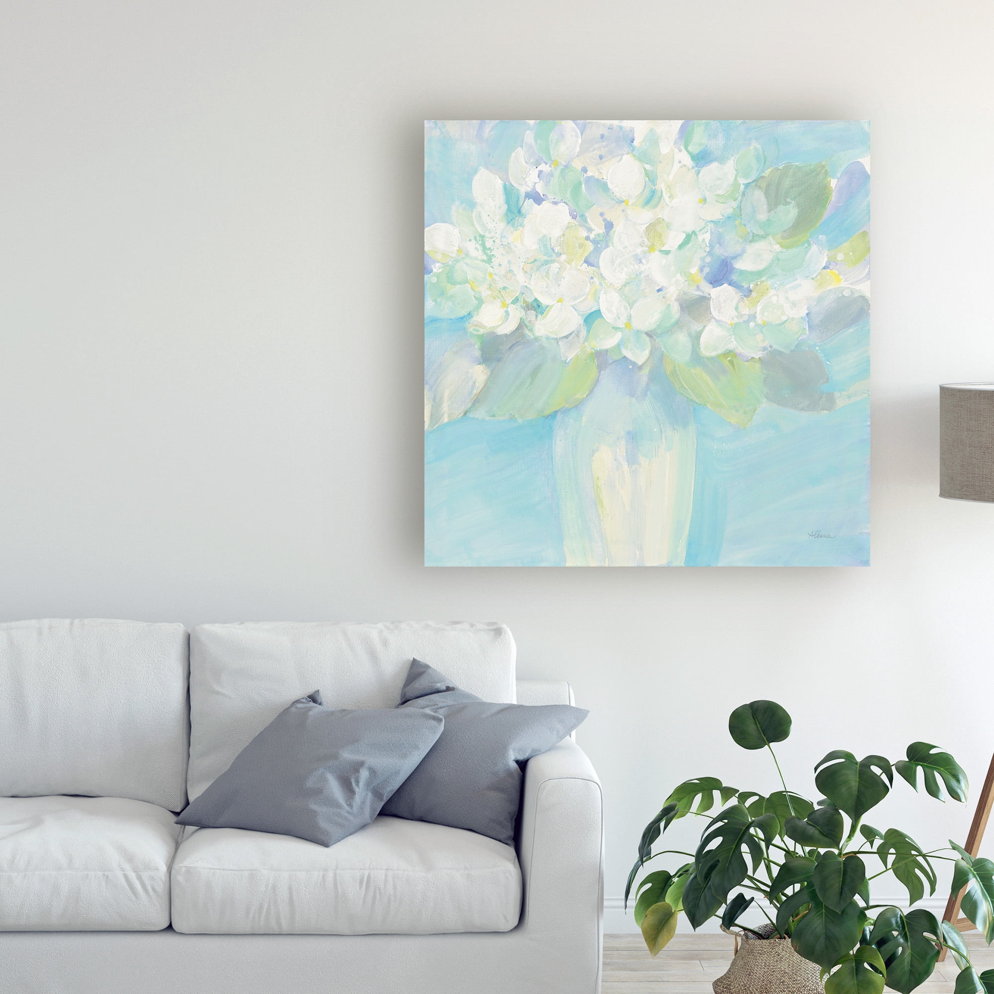 Trademark Fine Art 'Pretty Pale Bouquet' Canvas Art by Albena Hristova