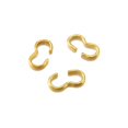 thumbnail image 4 of 100pc Iron Quick Link Connectors Chain Findings Number 3 Shaped Clasps Golden 7.5~8x4x1~2mm, 4 of 8