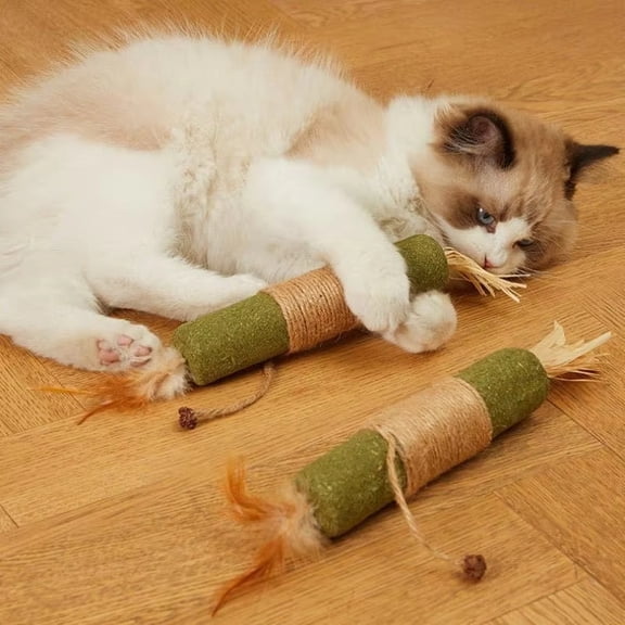 5.5" Extra Large Catnip Toy for Indoor Cats, Potent Natural Herbal Catnip for Chewing & Kicking, Stress Relief Toy to Stimulate Active Pla