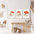 thumbnail image 2 of 12"x16" Set of 3 Canvas Wall Art Modern Home Decorations Print Painting -Mushroom, 2 of 7