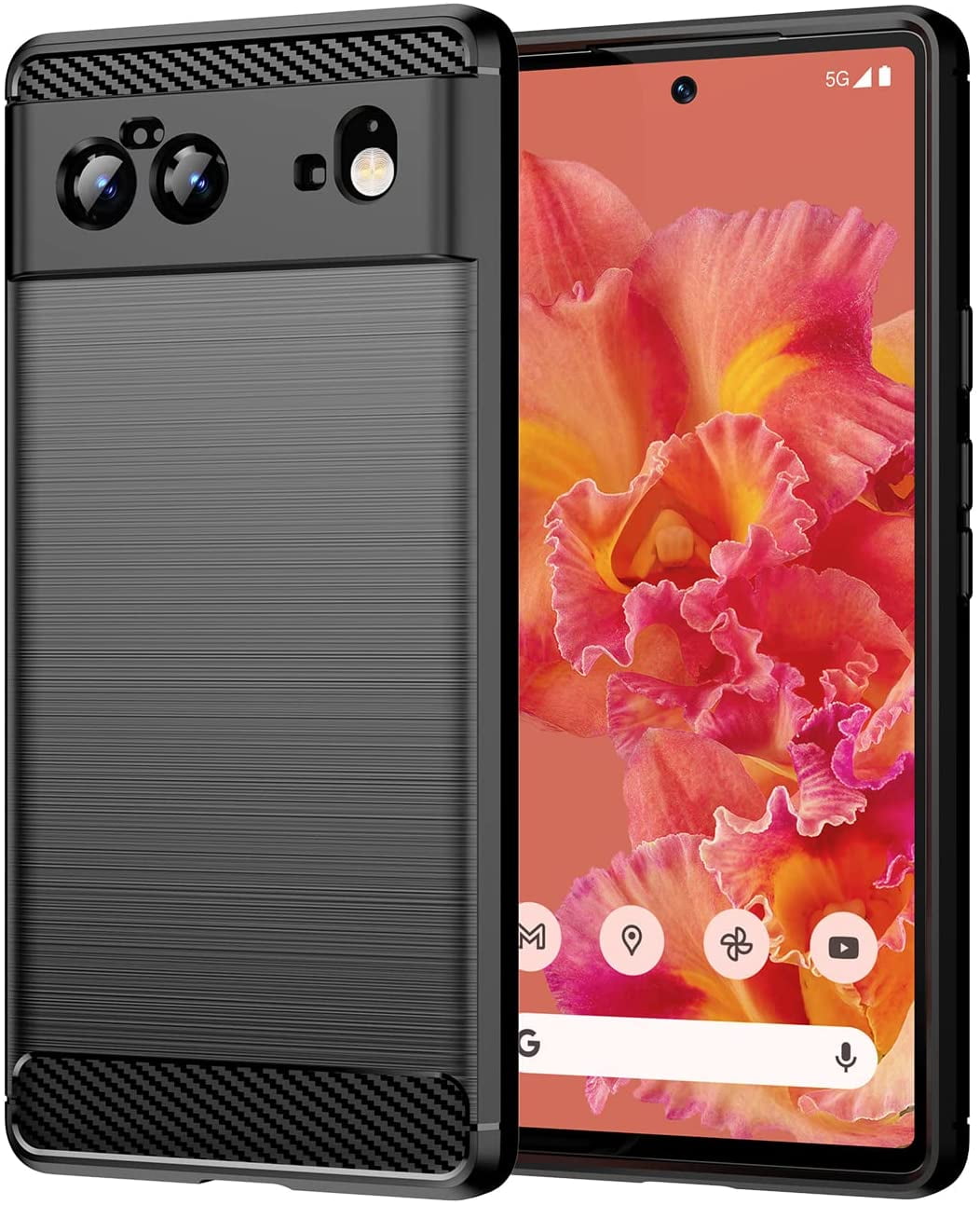 Pixel 6 Case, Google Pixel 6 Case, with Screen Protector, Soft Slim