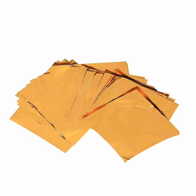 Envoltorios Cuadrados de Papel de aluminio para dulces y chocolate, 100 UDS., Multicólores, 3x3, confitatería Ecológica, Papel de aluminio duradero