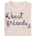 thumbnail image 2 of Modern Moments by Gerber Toddler Girl Affirmation Sweater, Sizes 12 Months - 5T, 2 of 6