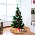 thumbnail image 4 of Falda de Árbol de Navidad de Lino Rústico Tatuo de 102 cm Redonda, 4 of 6