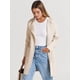 thumbnail image 4 of Abrigo Informal Cómodo de Lana con Solapa para Mujer, Chaqueta Informal de Moda, Abrigo , Ropa de Otoño e Invierno Crema L, 4 of 10