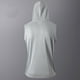 thumbnail image 4 of pstuiky Camisetas interiores de tirantes para hombre, Blusa deportiva sin mangas con capucha y cuello en V para hombre Chaleco para hombre l, 4 of 4