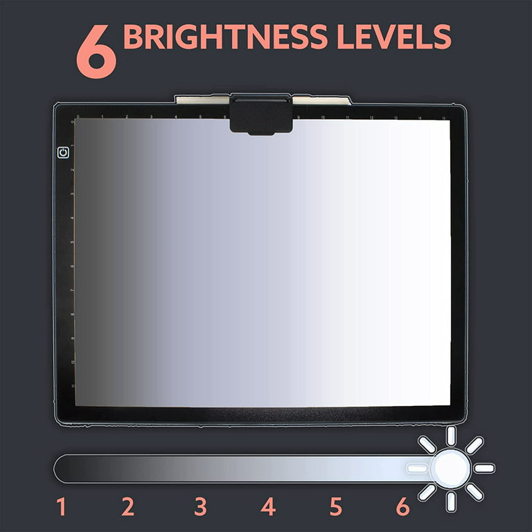 Picture/Perfect A3 LED Bright Light Pad for Diamond Painting - Professional Quality - USB Powered Light Board Kit, Adjustable Brightness with Premium