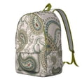 thumbnail image 2 of Delicate Paisley Print Boho Backpack for School, Spacious College Bookbag with Laptop Sleeve, Convenient Daypack with Storage, Perfect Gift for Students Women Teens, 2 of 5