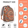 thumbnail image 6 of Mantra Boho Design Backpack&nbsp;- Trendy & Functional Bookbag for Daily Use, Water-Resistant Backpack with Hidden Pocket, Perfect Gift for College, 6 of 6