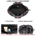 thumbnail image 3 of Football Baseball Pattern Travel Tote Bags for Women Carry On,Large Weekender Bags for Women Travel,Multi Functional Duffle Bag for Work,Shopping,Sports, 3 of 5