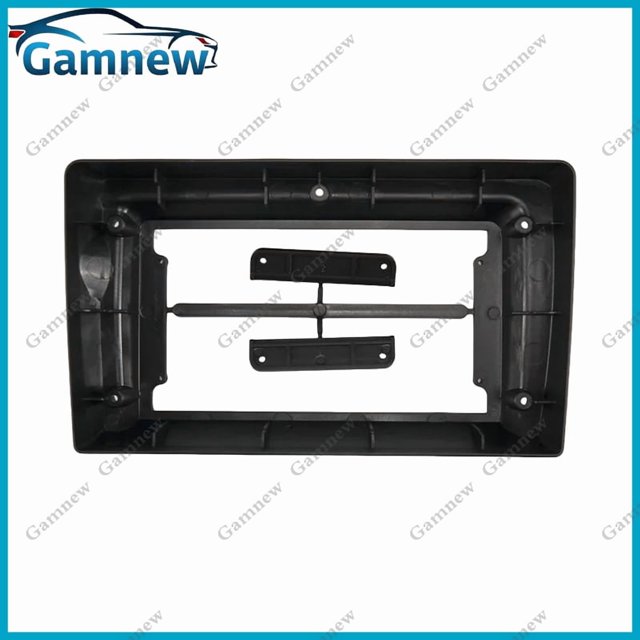 Adaptador de Fascia para marco de coche, decodificador de caja Canbus de 9 pulgadas para Android, Kit de Panel de ajuste de tablero de Radio, Ford Ranger 2015-2020, gama baja,Black