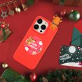 thumbnail image 5 of Dteck for iPhone 13 Pro Max 6.7 Inch Soft TPU Case with Mirror, Slim Lightweight Cute 3D Christmas Deer Santa Mirror Holder Kickstand Anti-Scratch Dustproof Case for iPhone 13 Pro Max,A, 5 of 5