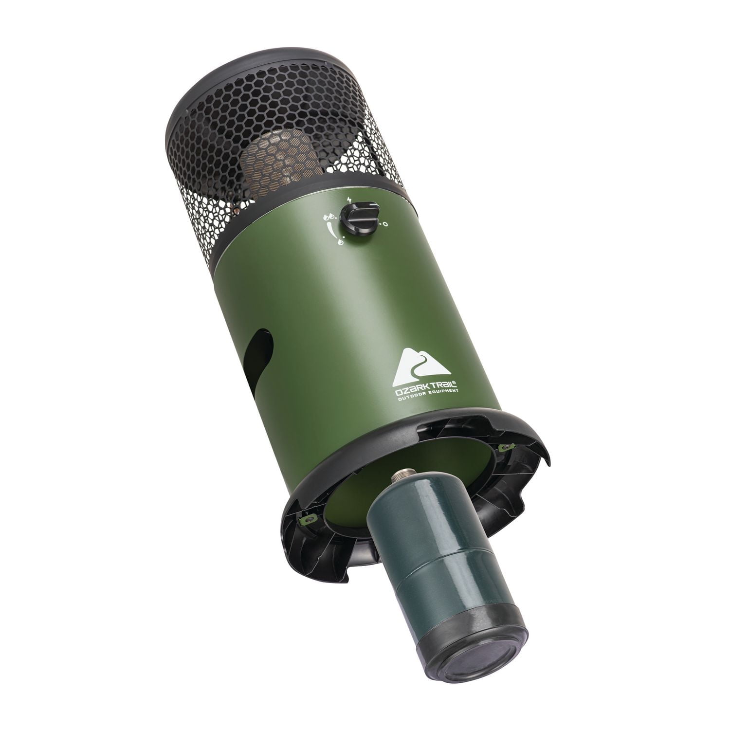 Chaufferette extérieure portable au propane à 360 degrés Ozark Trail, verte Chauffage extérieur portatif